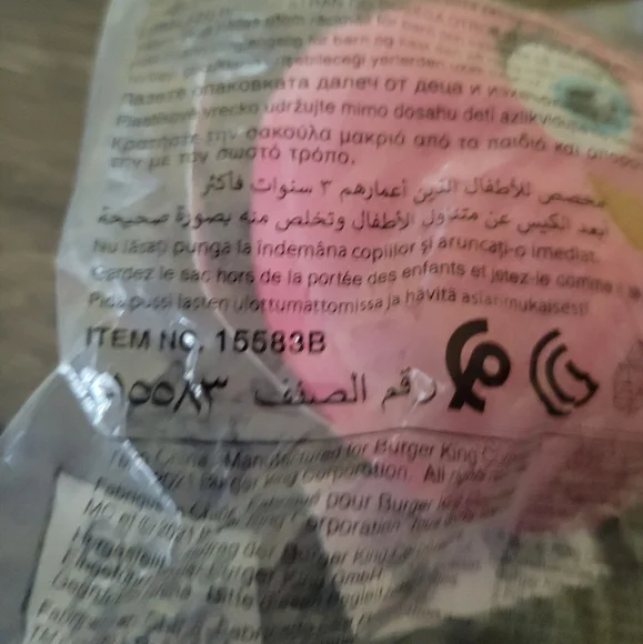 5/$10 Angry Birds Burger King Toy Pink 2021 - Picture 5 of 6